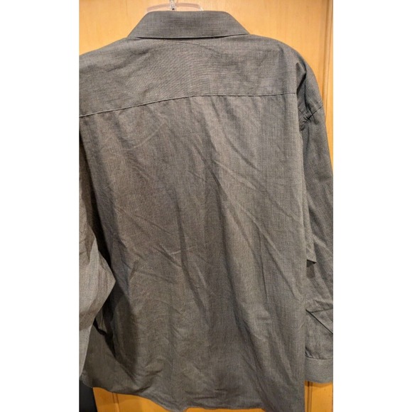 Pierre Cardin Mens 18-18.5 34/35 Brown‎ Button Down Long Sleeve Shirt - Picture 2 of 4